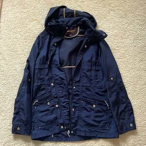 Johnston and Murphy Navy Rain Jacket